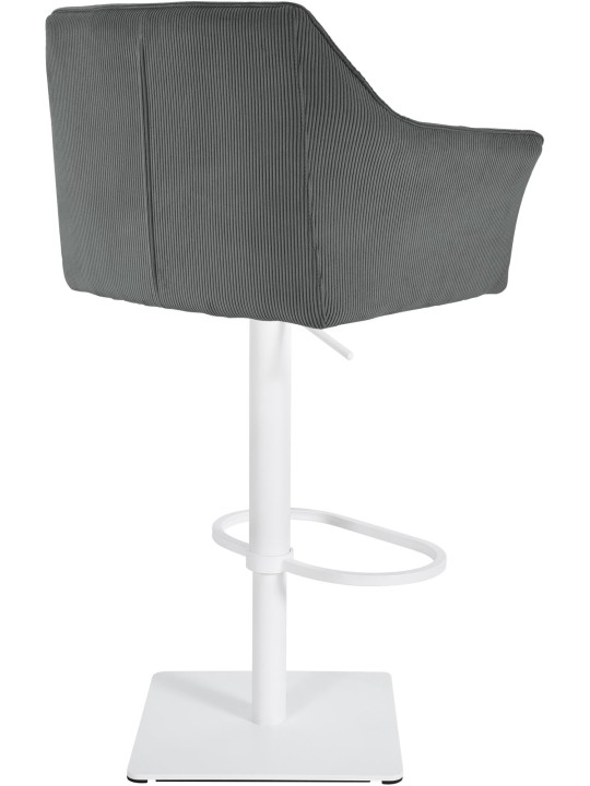 Scaun de bar Damaso W Cord, gri Scaun de bar Damaso W Cord, gri