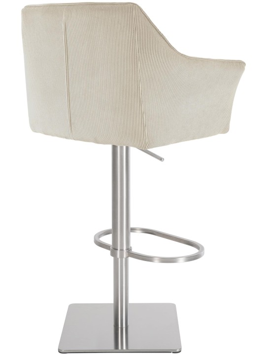 Scaun de bar Damaso E Cord, crem Scaun de bar Damaso E Cord, crem