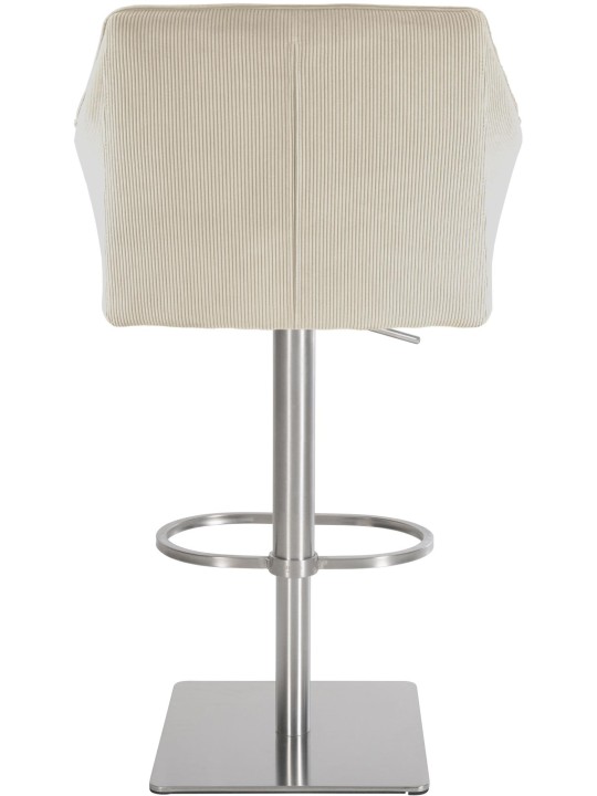 Scaun de bar Damaso E Cord, crem Scaun de bar Damaso E Cord, crem