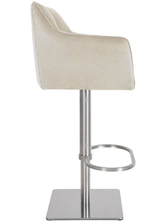Scaun de bar Damaso E Cord, crem Scaun de bar Damaso E Cord, crem
