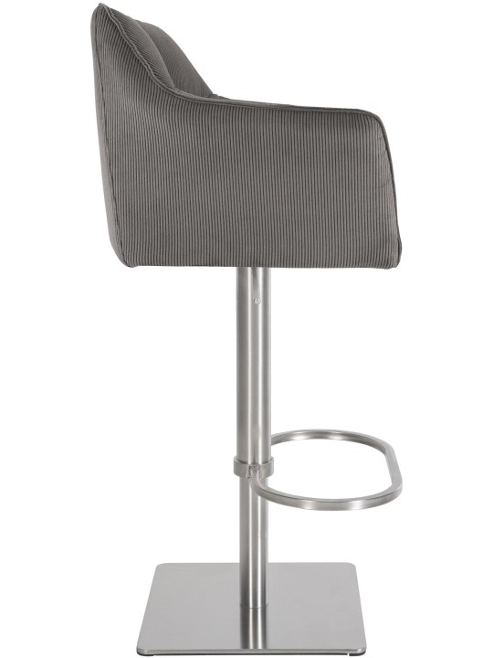 Scaun de bar Damaso E Cord, taupe Scaun de bar Damaso E Cord, taupe