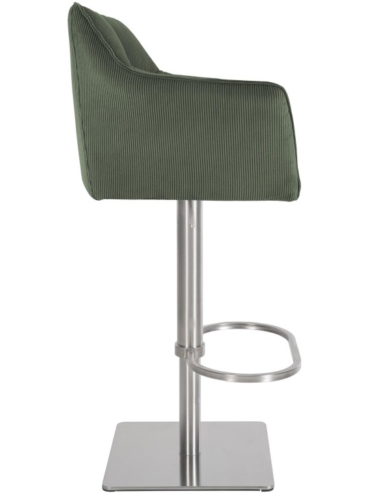 Scaun de bar Damaso E Cord, verde Scaun de bar Damaso E Cord, verde