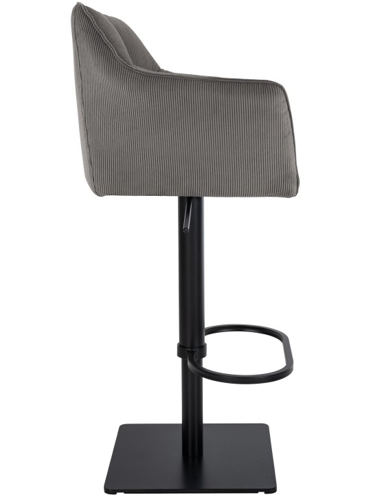 Scaun de bar Damaso B Cord, taupe