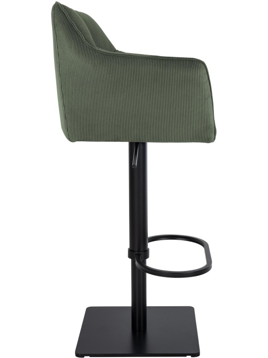 Scaun de bar Damaso B Cord, verde