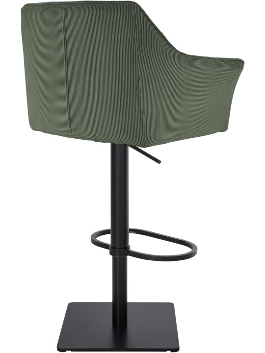 Scaun de bar Damaso B Cord, verde