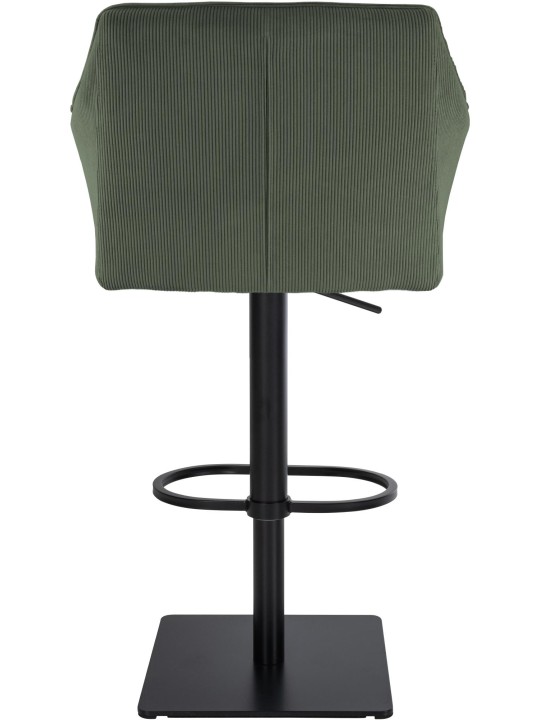 Scaun de bar Damaso B Cord, verde