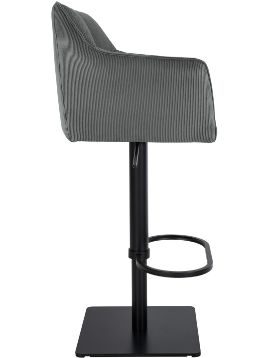 Scaun de bar Damaso B Cord, gri Scaun de bar Damaso B Cord, gri