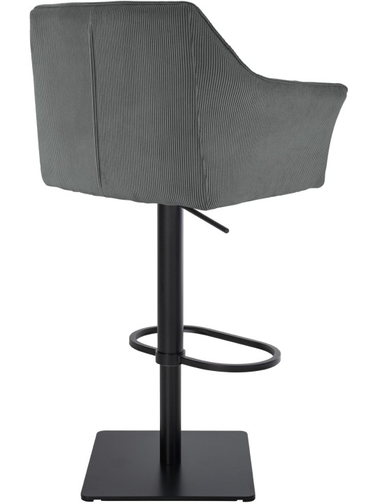 Scaun de bar Damaso B Cord, gri Scaun de bar Damaso B Cord, gri