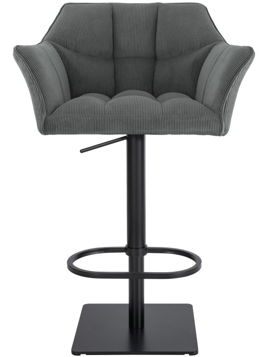 Scaun de bar Damaso B Cord, gri Scaun de bar Damaso B Cord, gri