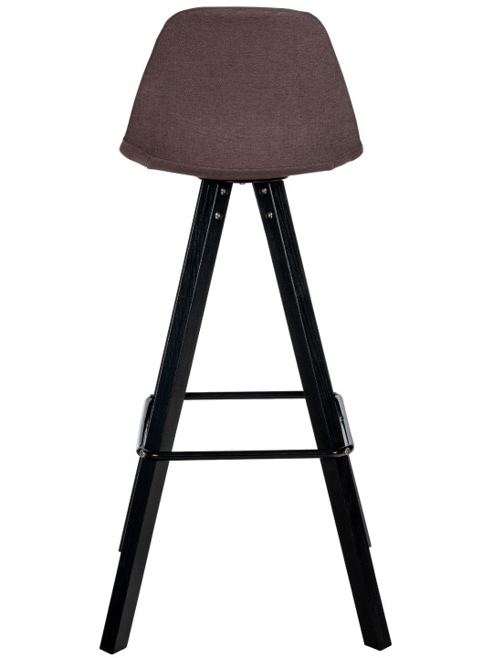 Set 2 scaune de bar Corbin Fabric Patrat, maro