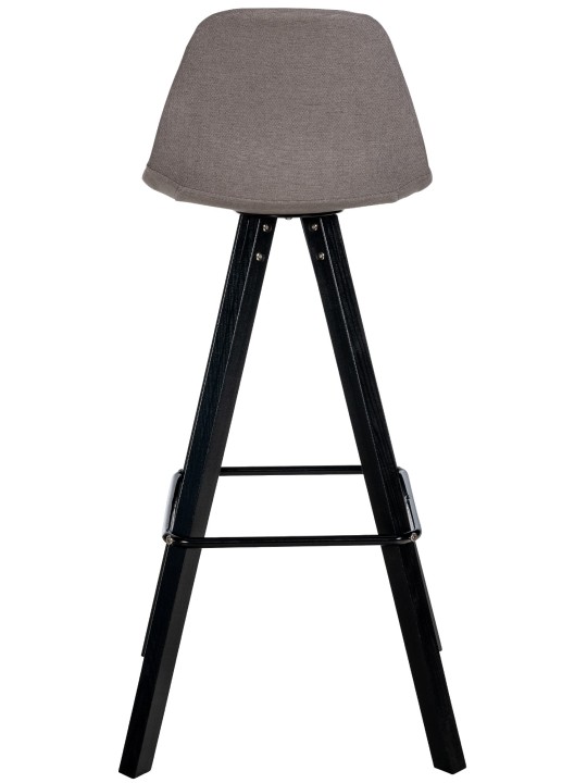 Set 2 scaune de bar Corbin Fabric Patrat, taupe