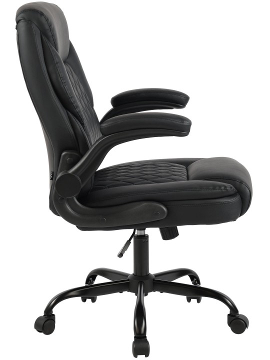 Scaun de birou Medfield imitatie piele, negru