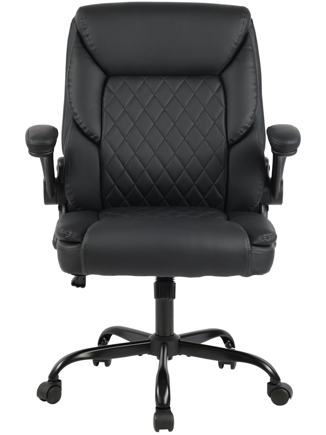 Scaun de birou Medfield imitatie piele, negru