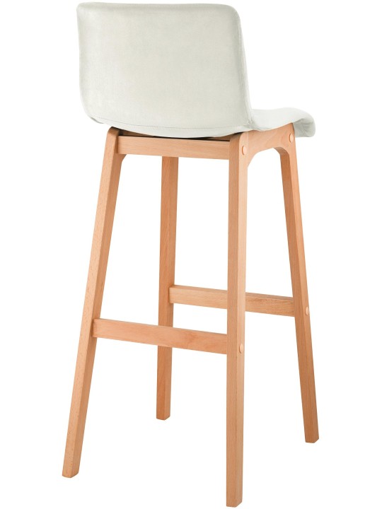 Scaun de bar Hoover Velvet Natura, crem Scaun de bar Hoover Velvet Natura, crem