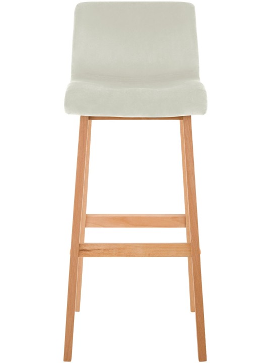 Scaun de bar Hoover Velvet Natura, crem Scaun de bar Hoover Velvet Natura, crem