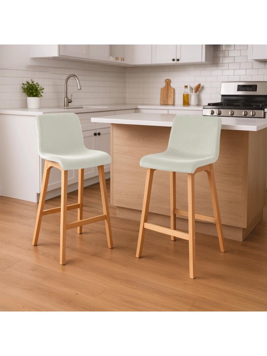 Scaun de bar Hoover Velvet Natura, crem Scaun de bar Hoover Velvet Natura, crem