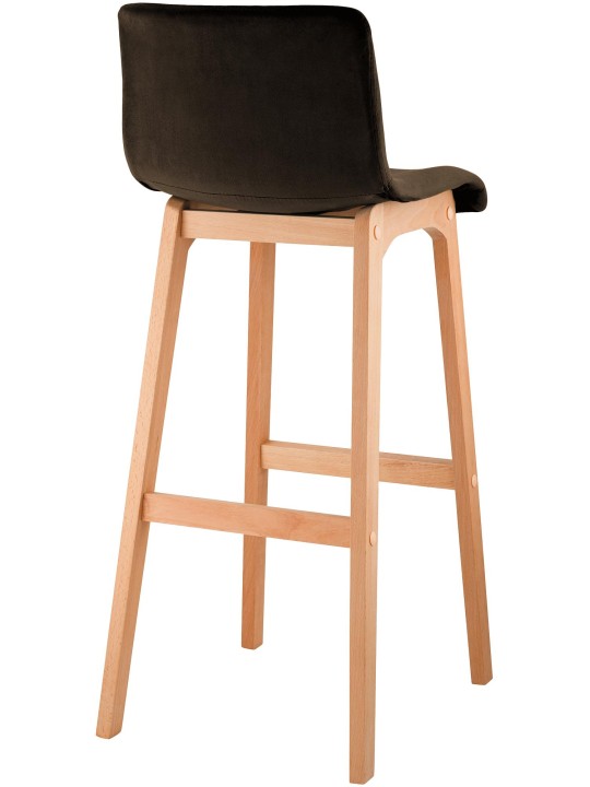Scaun de bar Hoover Velvet Natura, maro Scaun de bar Hoover Velvet Natura, maro