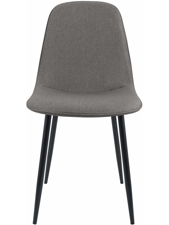 Set 2 scaune de sufragerie Maryam stofa, gri deschis Set 2 scaune de sufragerie Maryam stofa, gri deschis