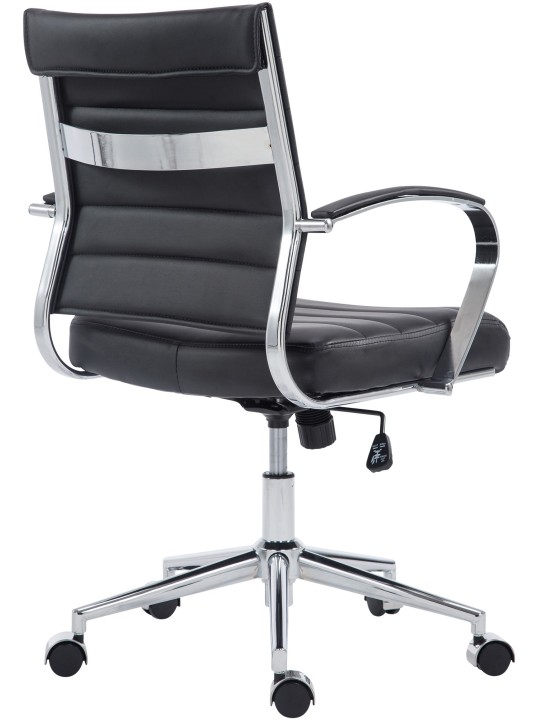 Scaun de birou Oakland imitatie piele, negru