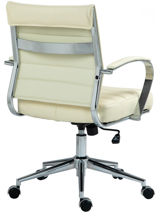 Scaun de birou Oakland piele naturala, crem Scaun de birou Oakland piele naturala, crem