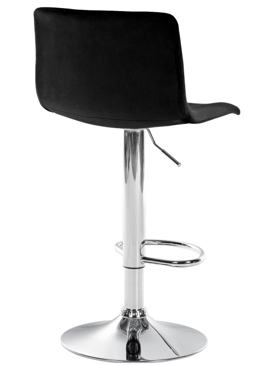 Scaun de bar Hoover catifea C, negru