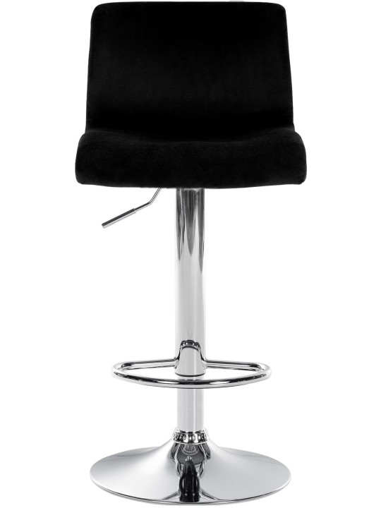 Scaun de bar Hoover catifea C, negru