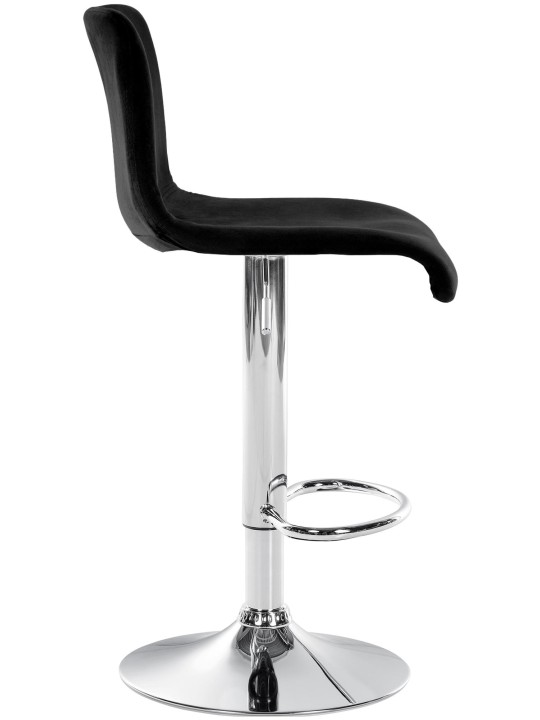 Scaun de bar Hoover catifea C, negru
