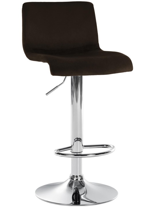 Scaun de bar Hoover catifea C, maro Scaun de bar Hoover catifea C, maro