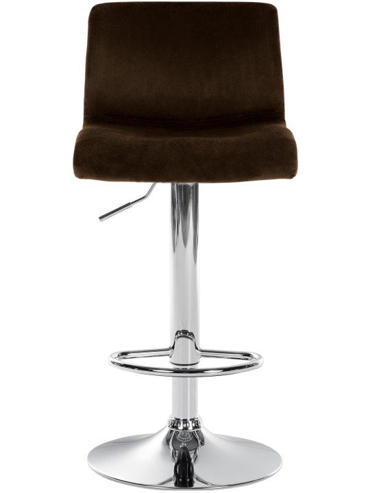 Scaun de bar Hoover catifea C, maro Scaun de bar Hoover catifea C, maro