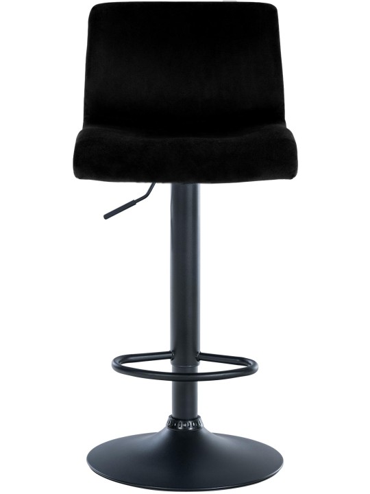 Scaun de bar Hoover catifea B, negru