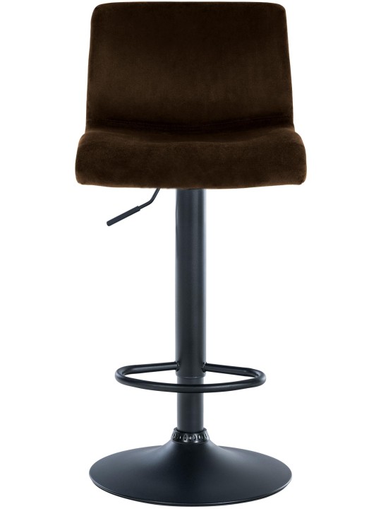 Scaun de bar Hoover catifea B, maro Scaun de bar Hoover catifea B, maro