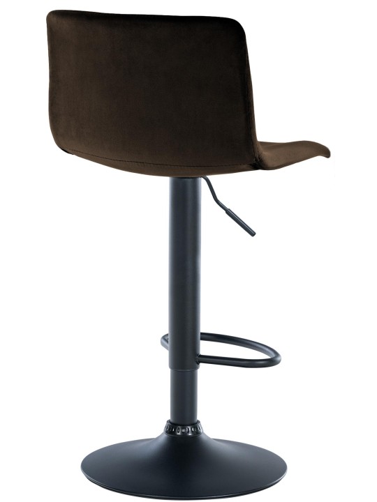 Scaun de bar Hoover catifea B, maro Scaun de bar Hoover catifea B, maro
