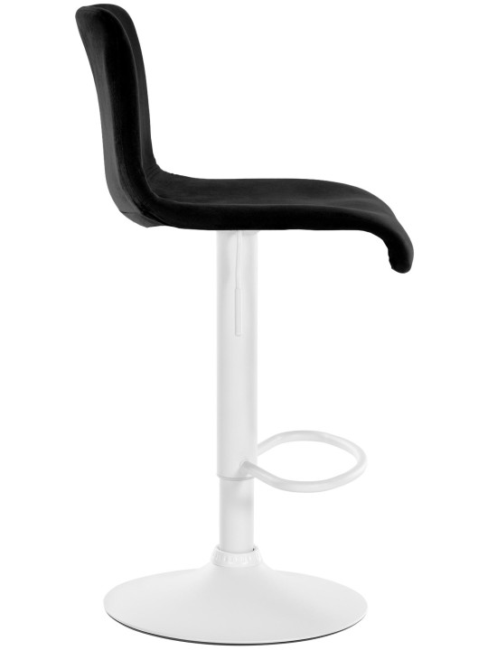 Scaun de bar Hoover catifea W, negru