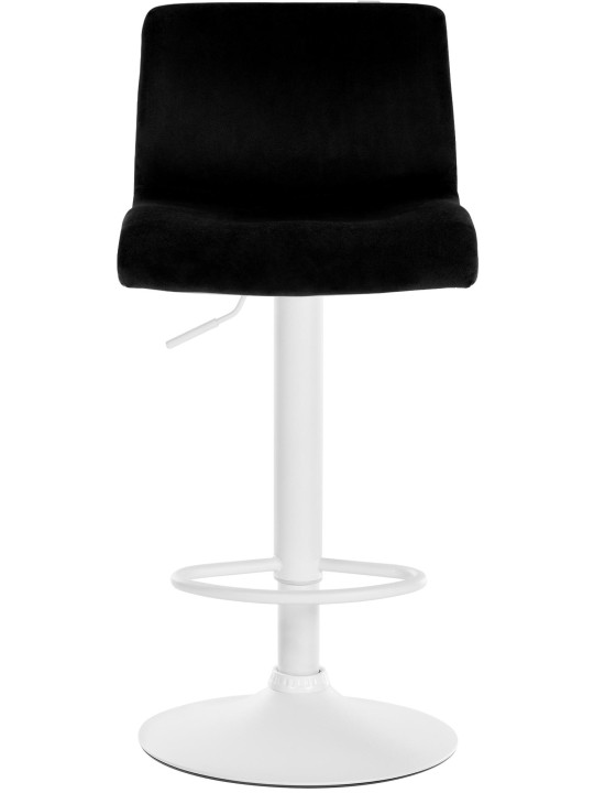 Scaun de bar Hoover catifea W, negru