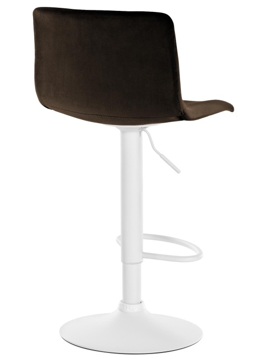 Scaun de bar Hoover catifea W, maro Scaun de bar Hoover catifea W, maro