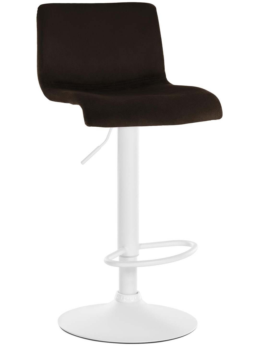 Scaun de bar Hoover catifea W, maro