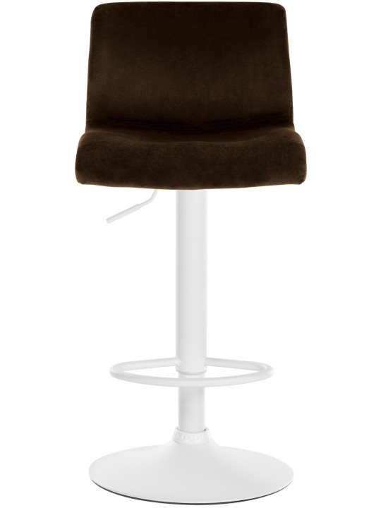 Scaun de bar Hoover catifea W, maro Scaun de bar Hoover catifea W, maro