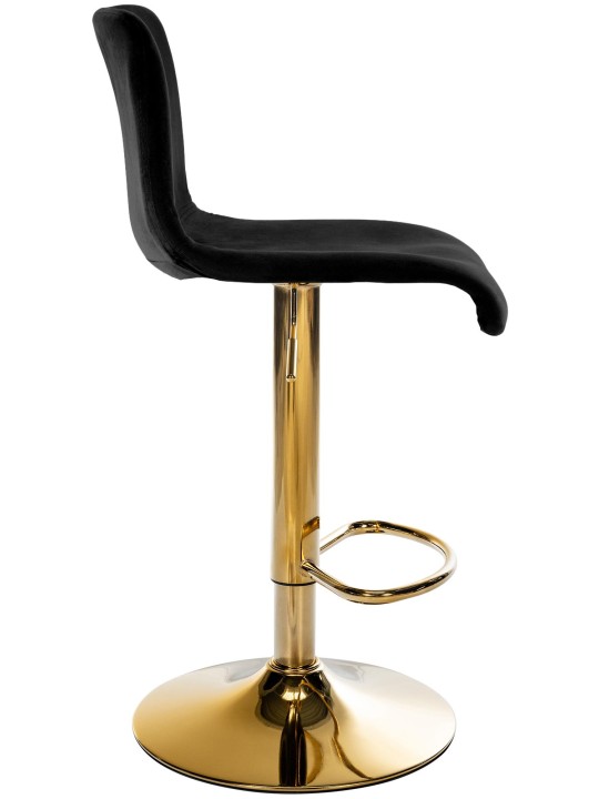 Scaun de bar Hoover catifea G, negru