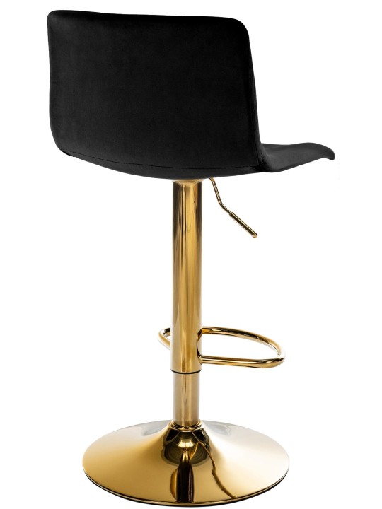 Scaun de bar Hoover catifea G, negru