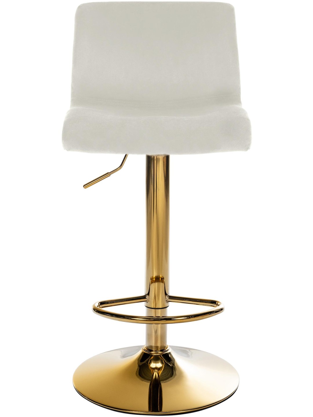 Scaun de bar Hoover catifea G, crem