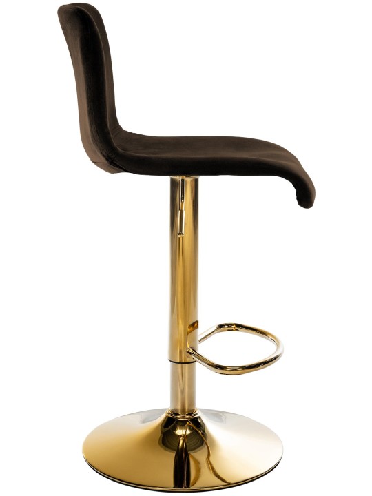Scaun de bar Hoover catifea G, maro Scaun de bar Hoover catifea G, maro