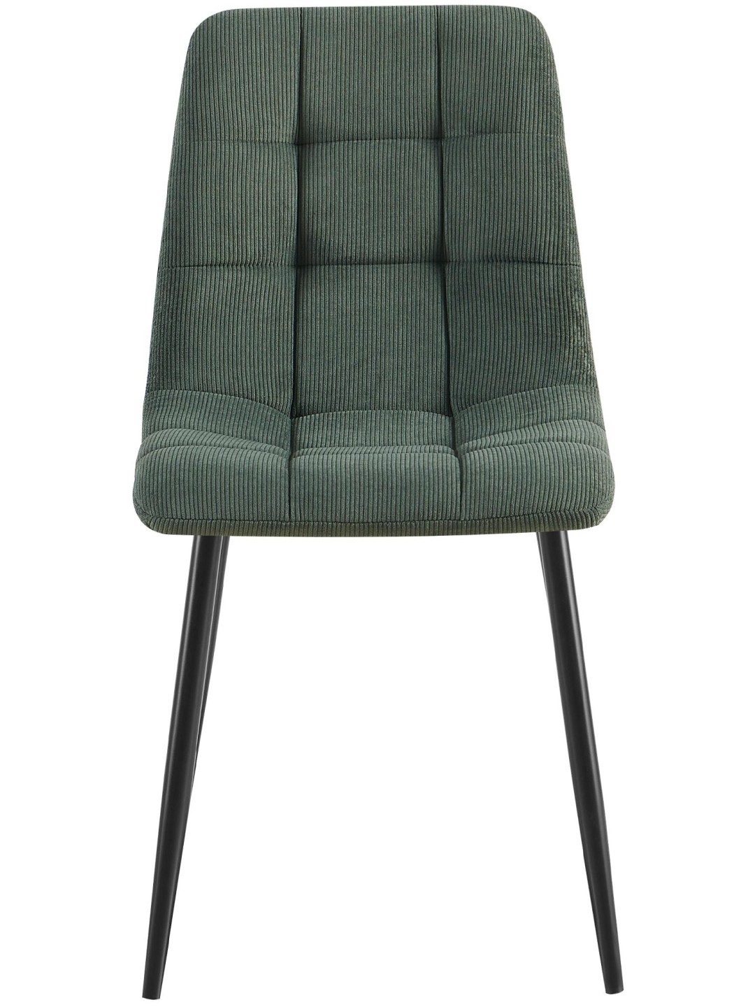 Set 2 scaune de sufragerie Antibes Cord, verde