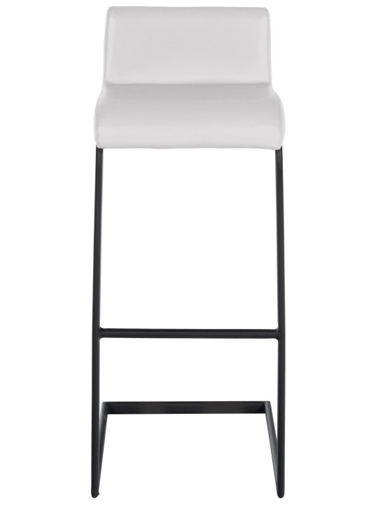 Set 2 scaune de bar Newport B imitatie piele, alb Set 2 scaune de bar Newport B imitatie piele, alb