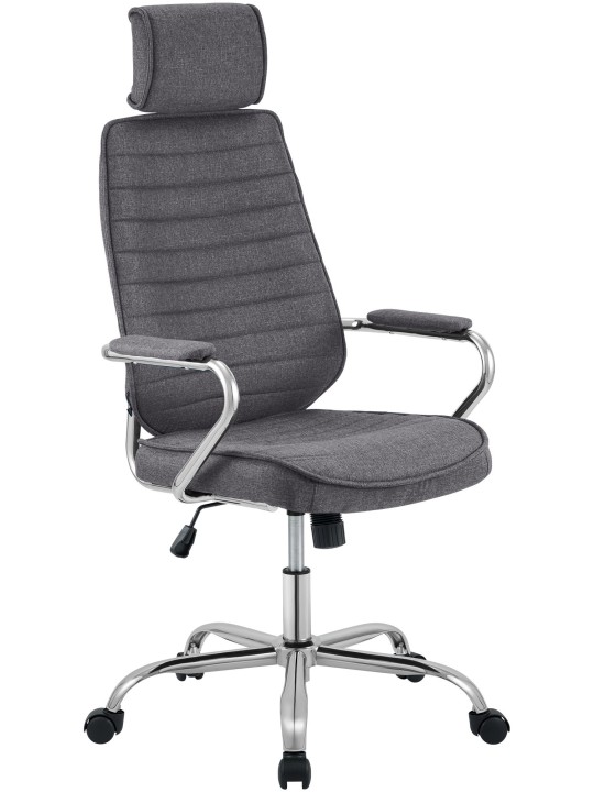 Scaun de birou Tesatura Rako, gri închis