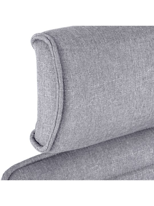 Scaun de birou Tesatura Rako, gri deschis