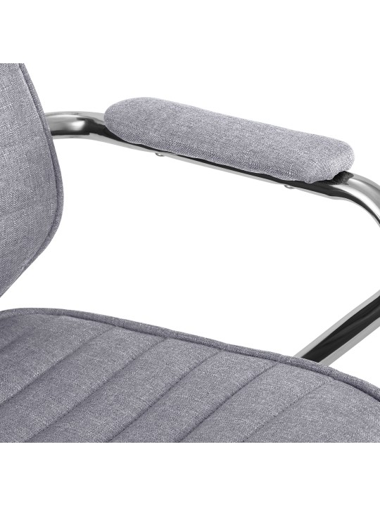 Scaun de birou Tesatura Rako, gri deschis