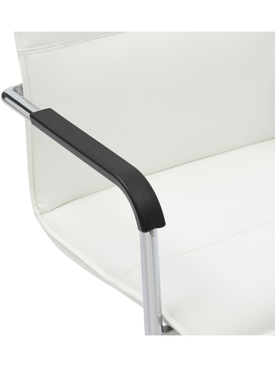 Scaun vizitator Seattle, alb Scaun vizitator Seattle, alb