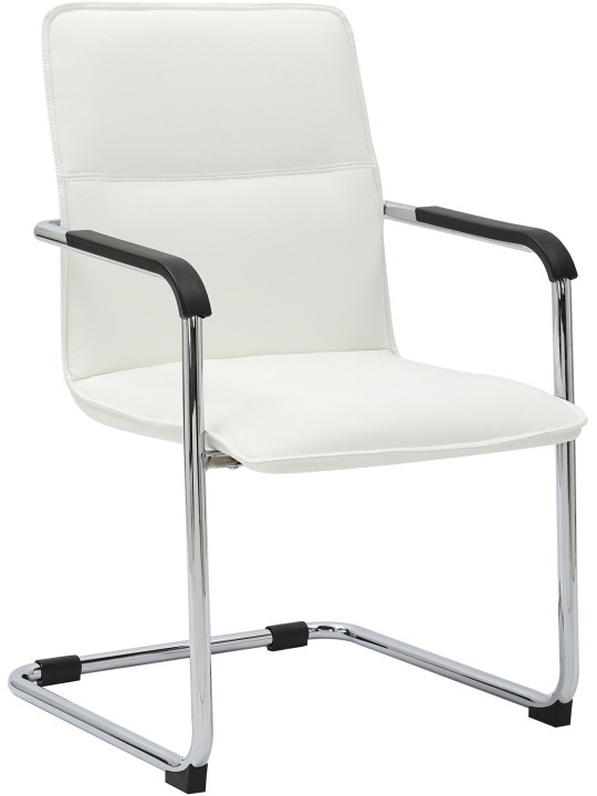 Scaun vizitator Seattle, alb Scaun vizitator Seattle, alb