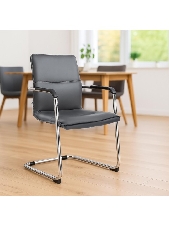 Scaun vizitator Seattle, gri