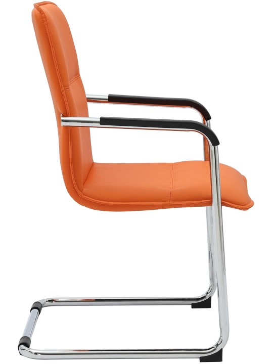 Set de 2 scaune vizitator Seattle, portocaliu